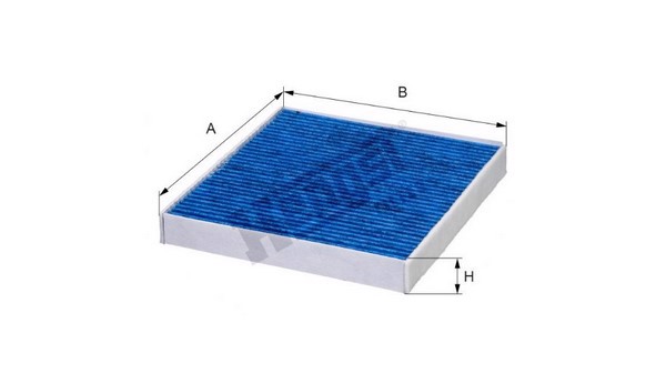 Салонный фильтр HENGST FILTER E2998LB