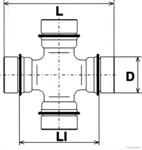Муфта кардана HERTH+BUSS JAKOPARTS J2929004