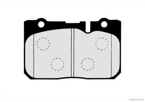 Тормозные колодки HERTH+BUSS JAKOPARTS J3602103