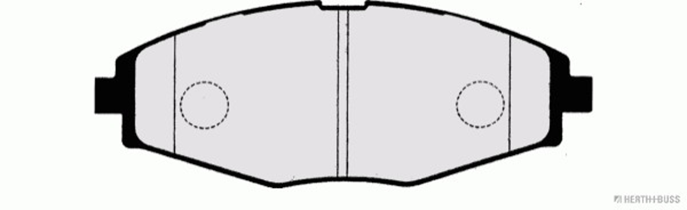 Колодки тормозные дисковые HERTH+BUSS JAKOPARTS J3600909