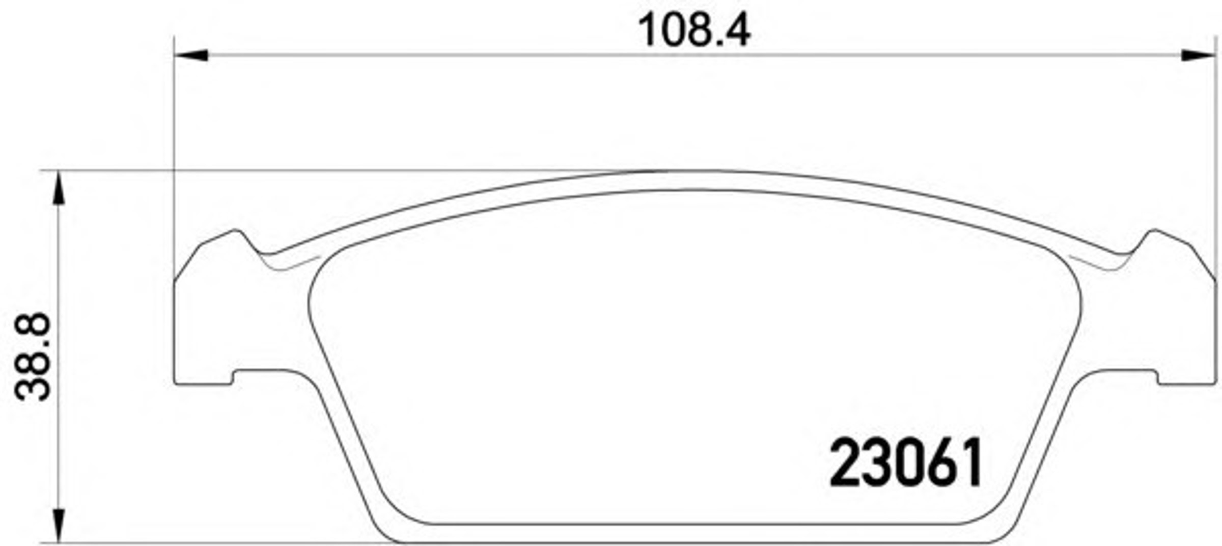 Колодки тормозные дисковые HI-Q SP1050