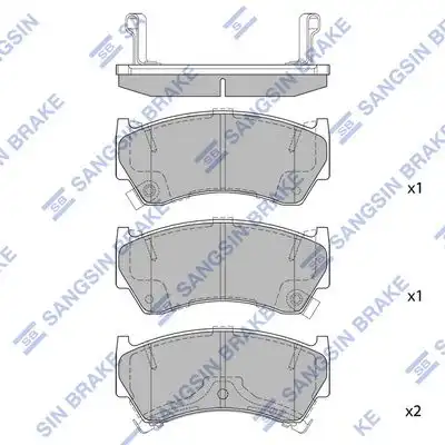 Sp1122 колодки дисковые передние