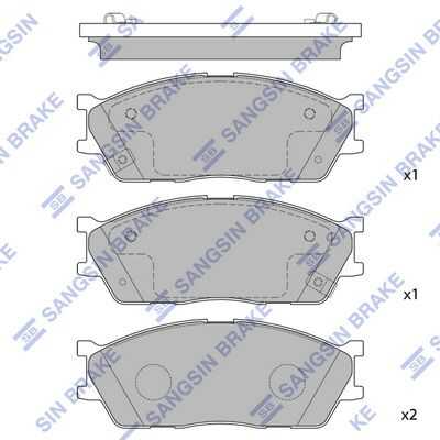 Дисковые колодки HI-Q SP1164