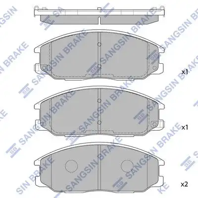 Sp1171sns 4813008250 колодки дисковые п.