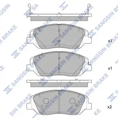 Sp4102 колодки дисковые передние