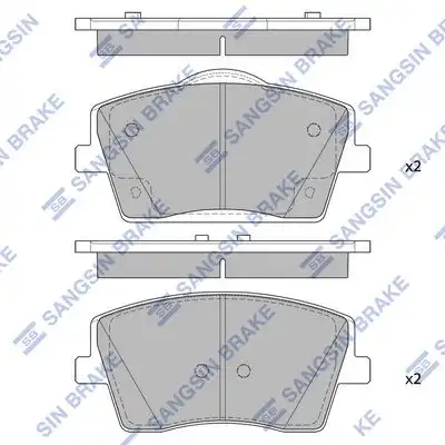 Sp4357 колодки тормозные передние комплект