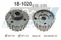 Шестерня коленвала IJS GROUP 18-1020