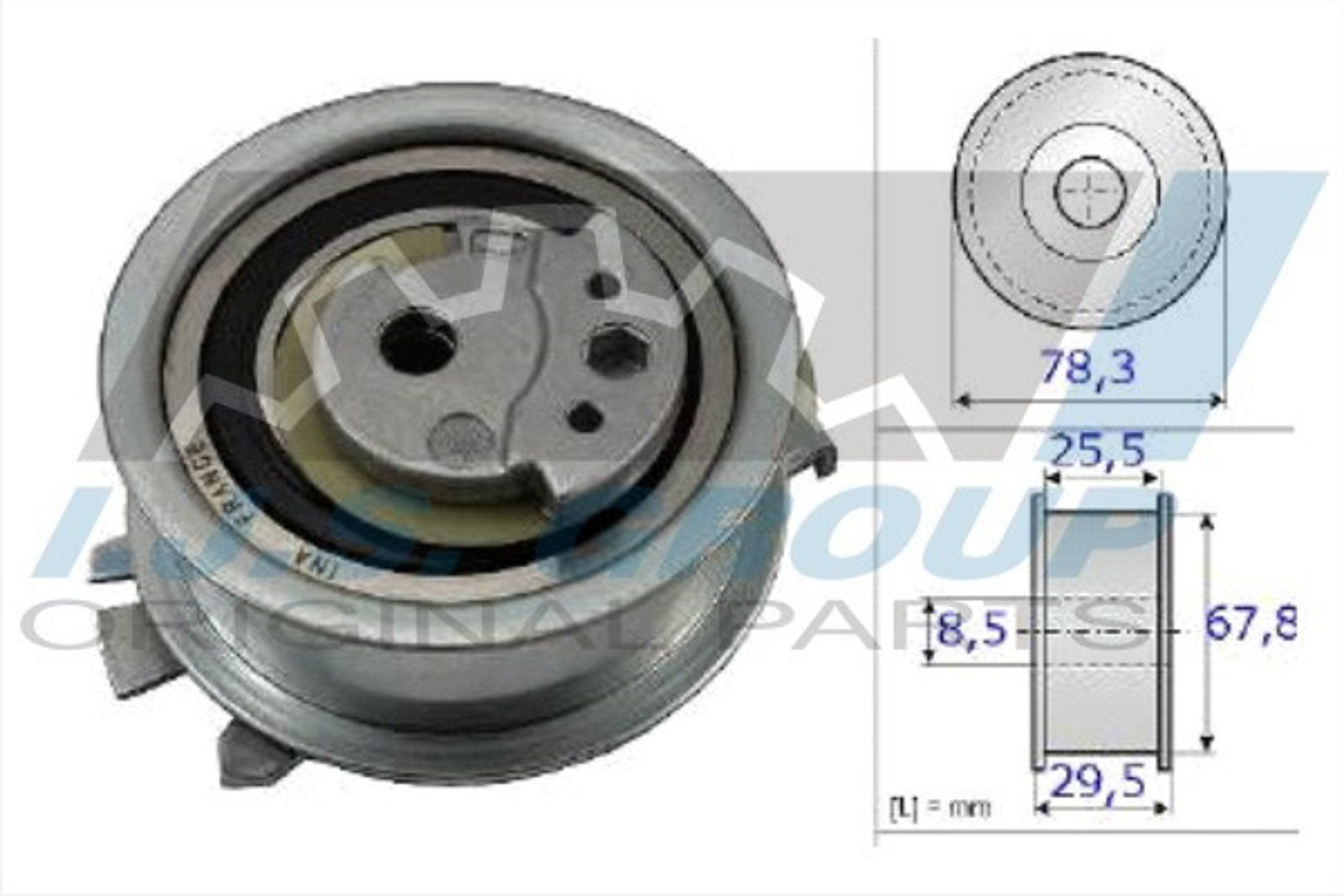 Ролик натяжной ремня грм IJS GROUP 93-1841