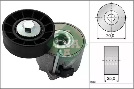 Натяжитель ремня в сборе 70 x 25 x 92