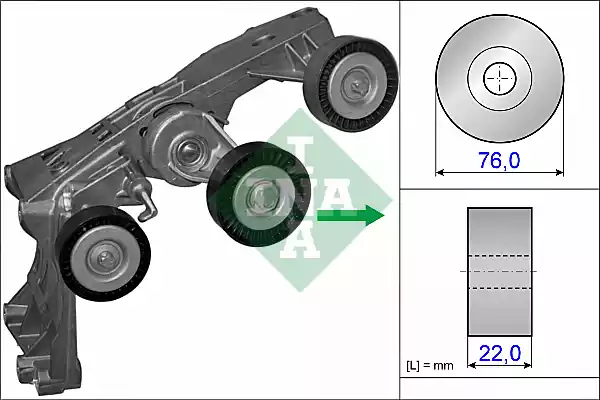 Ролик приводного ремня 1.5 - 2.0