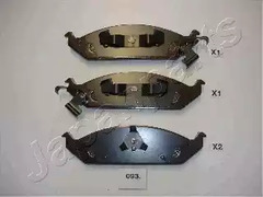 Тормозные колодки JAPANPARTS PA-093AF