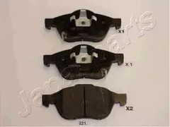 Тормозные колодки JAPANPARTS PA-221AF