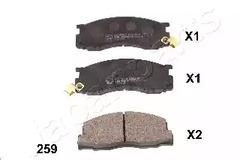 Тормозные колодки JAPANPARTS PA-259AF