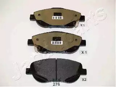 Колодки тормозные дисковые JAPANPARTS PA-276AF
