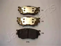 Тормозные колодки JAPANPARTS PA-318AF