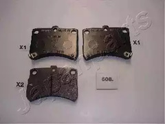 Тормозные колодки JAPANPARTS PA-608AF