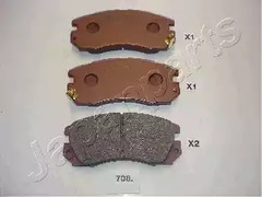 Тормозные колодки JAPANPARTS PA-708AF