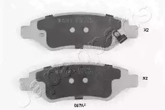 Тормозные колодки JAPANPARTS PP-007AF