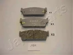 Колодки тормозные дисковые JAPANPARTS PP-124AF