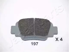 Тормозные колодки JAPANPARTS PP-197AF