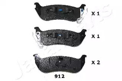 Тормозные колодки JAPANPARTS PP-912AF