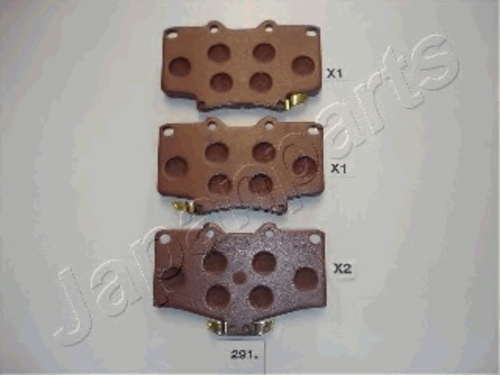 Тормозные колодки JAPANPARTS PA-291AF