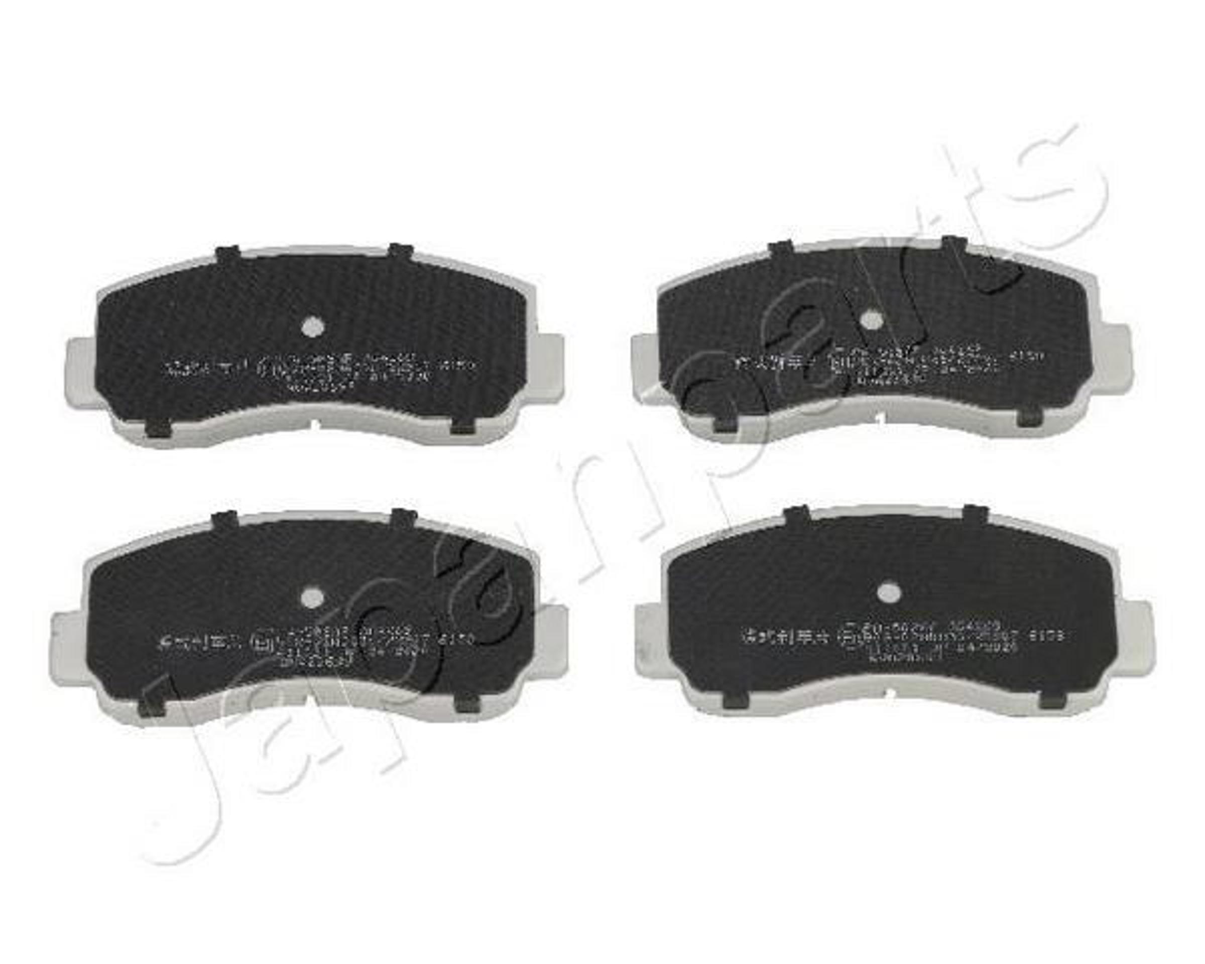 Колодки тормозные дисковые JAPANPARTS PA-502AF
