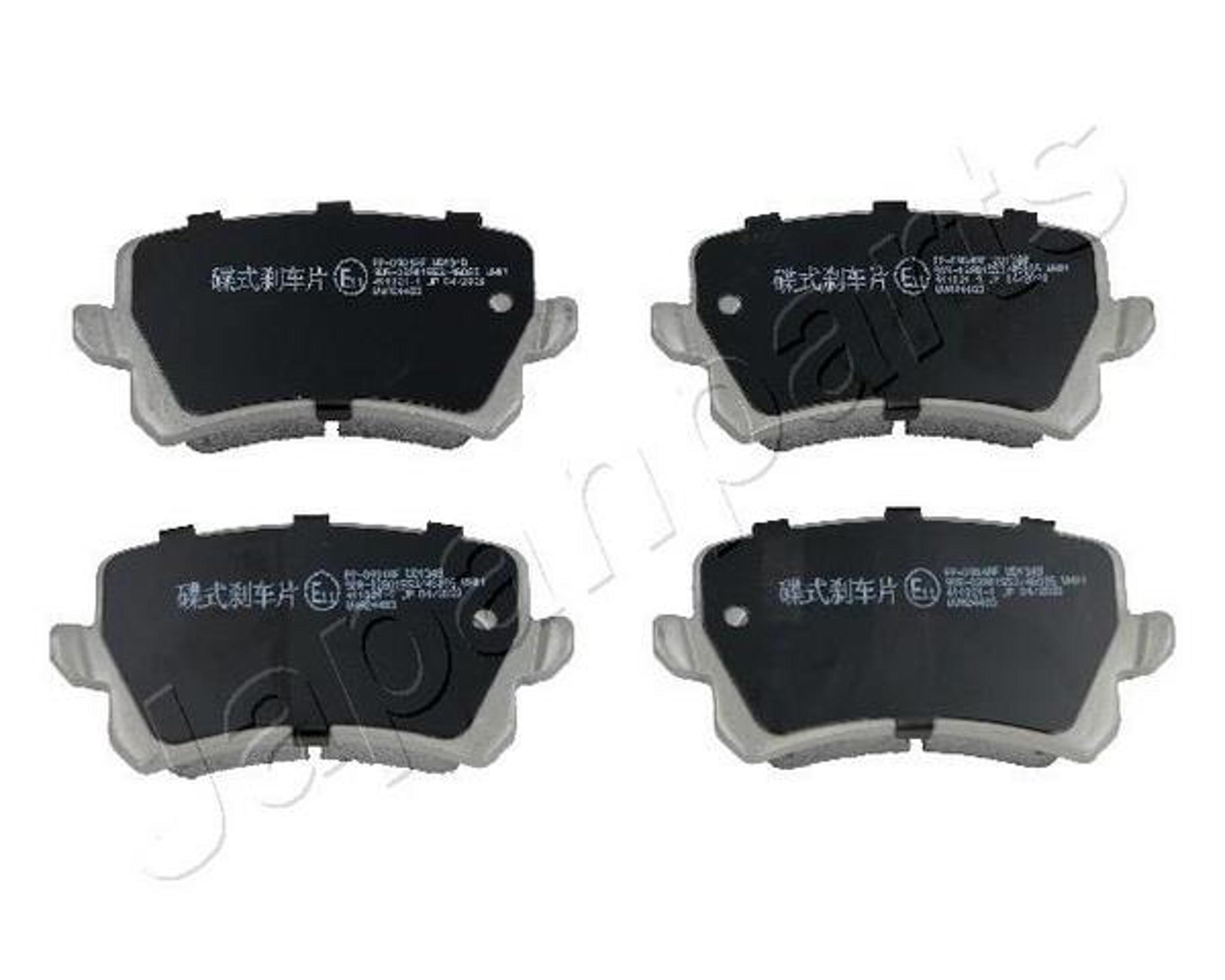 Колодки тормозные дисковые комплект перед JAPANPARTS PP0904AF