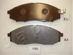 Комплект тормозных колодок дискового тормоз JAPKO 50130