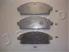 Комплект тормозных колодок дискового тормоз JAPKO 50154