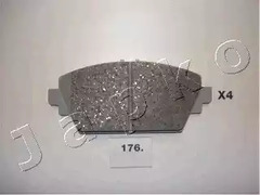 Комплект тормозных колодок дискового тормоз JAPKO 50176