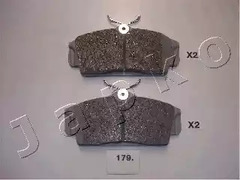 Колодки тормозные дисковые передние комплект JAPKO 50179