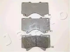 Колодки тормозные дисковые передние комплект JAPKO 50272