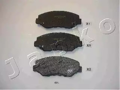 Комплект тормозных колодок дискового тормоз JAPKO 50401