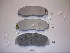Комплект тормозных колодок дискового тормоз JAPKO 50432