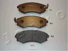 Комплект тормозных колодок дискового тормоз JAPKO 50590