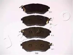 Колодки тормозные дисковые JAPKO 50709