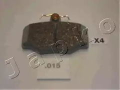 Комплект тормозных колодок дискового тормоз JAPKO 51015