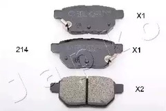 Колодки тормозные дисковые JAPKO 51214