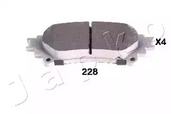 Комплект тормозных колодок дискового тормоз JAPKO 51228