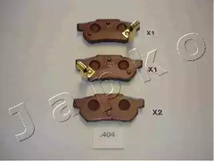 Комплект тормозных колодок дискового тормоз JAPKO 51404