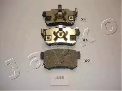 Комплект тормозных колодок дискового тормоз JAPKO 51445
