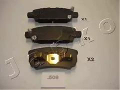 Комплект тормозных колодок дискового тормоз JAPKO 51508