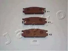 Комплект тормозных колодок дискового тормоз JAPKO 51701