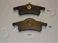Комплект тормозных колодок дискового тормоз JAPKO 51992