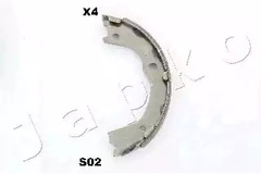 Колодки тормозные барабанные JAPKO 55S02