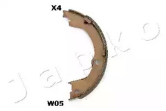 Комплект тормозных колодок стояночная тормозной системы JAPKO 55W05