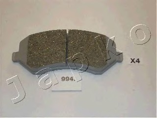 Комплект тормозных колодок дискового тормоз JAPKO 50994