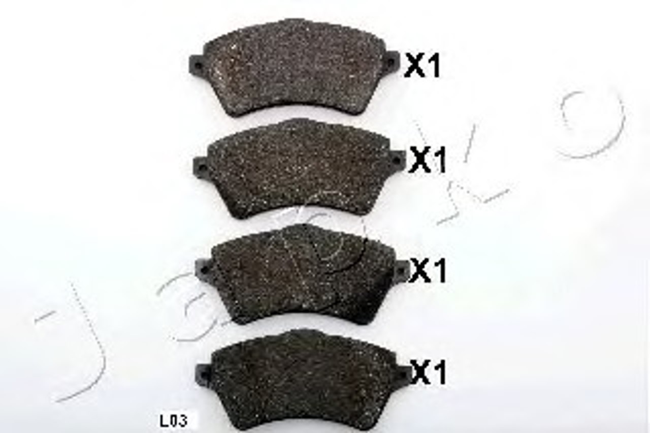 Комплект тормозных колодок дисковый тормоз JAPKO 50L03