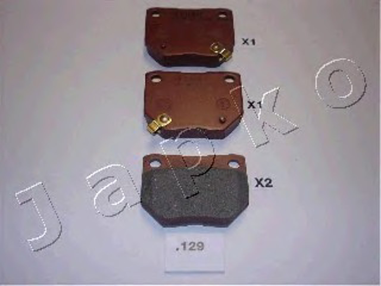 Колодки тормозные дисковые JAPKO 51129